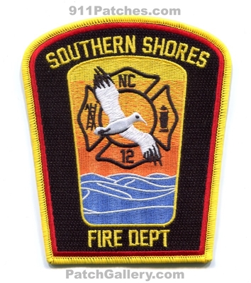 Southern Shores Fire Department 12 Patch (North Carolina)
Scan By: PatchGallery.com
[b]Patch Made By: 911Patches.com[/b]
Keywords: dept. nc