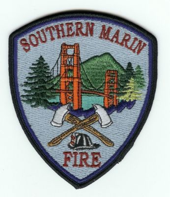 Southern Marin Fire
Thanks to PaulsFirePatches.com for this scan.
Keywords: california