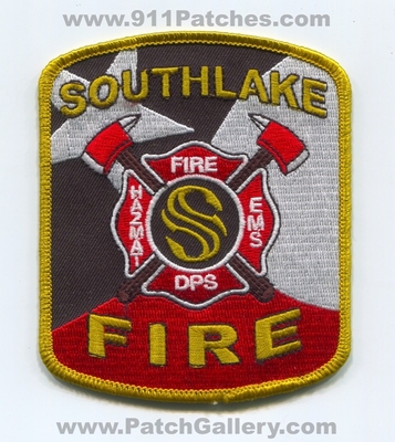 Southlake Fire Department Patch (Texas)
Scan By: PatchGallery.com
Keywords: dept. dps of public safety hazmat haz-mat ems