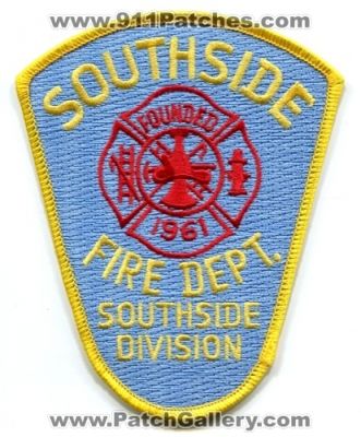 Southside Fire Department (Georgia)
Scan By: PatchGallery.com
Keywords: dept. division