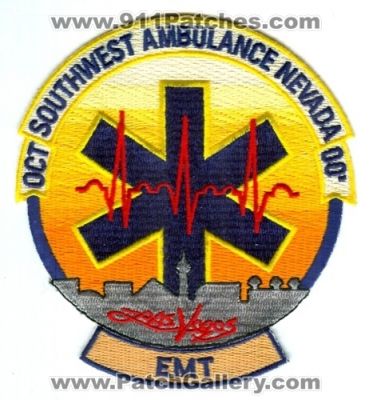 Southwest Ambulance EMT Patch (Nevada)
Scan By: PatchGallery.com
Keywords: ems las vegas emergency medical technician