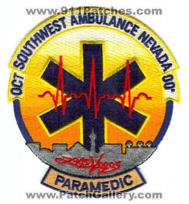 Southwest Ambulance Paramedic Patch (Nevada)
Scan By: PatchGallery.com
Keywords: ems las vegas