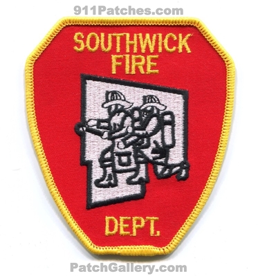 Southwick Fire Department Patch (Massachusetts)
Scan By: PatchGallery.com
Keywords: dept.