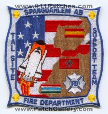 Spangdahlem Air Base Fire Department Military Patch (Germany)
Scan By: PatchGallery.com
Keywords: ab dept. tal site support team