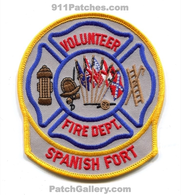 Spanish Fort Volunteer Fire Department Patch (Alabama)
Scan By: PatchGallery.com
Keywords: ft. vol. dept.