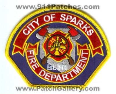 Sparks Fire Department Patch (Nevada)
[b]Scan From: Our Collection[/b]
Keywords: dept. city of