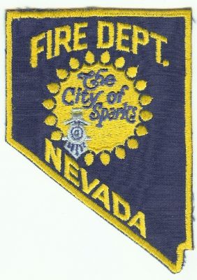 Sparks Fire Dept
Thanks to PaulsFirePatches.com for this scan.
Keywords: nevada department the city of