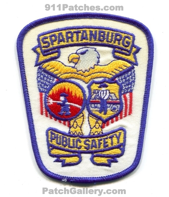 Spartanburg Public Safety Department DPS Fire Police Patch (South Carolina)
Scan By: PatchGallery.com
Keywords: dept. of