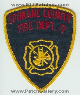 Spokane County Fire Department District 9 (Washington)
Thanks to Mark C Barilovich for this scan.
Keywords: dept. number #9