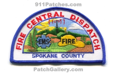 Spokane County Fire Central Dispatch Patch (Washington)
Scan By: PatchGallery.com
Keywords: co. ems 911 dispatcher communications