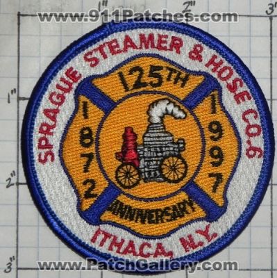 Sprague Steamer and Hose Fire Company Number 6 125th Anniversary (New York)
Thanks to swmpside for this picture.
Keywords: & co. #6 ithaca
