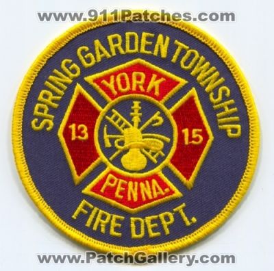 Spring Garden Township Fire Department (Pennsylvania)
Scan By: PatchGallery.com
Keywords: twp. dept. york penna. 13 15