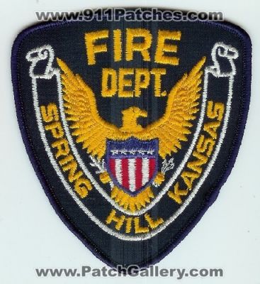 KANSAS POLICE DEPARTMENT PATCH SPRING HILL 