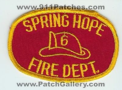 Spring Hope Fire Department (North Carolina)
Thanks to Mark C Barilovich for this scan.
Keywords: dept. 6