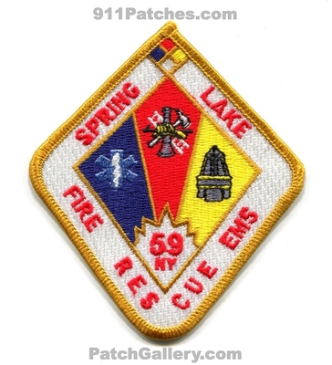Spring Lake Fire Department 59 Patch (New York)
Scan By: PatchGallery.com
Keywords: dept. rescue ems