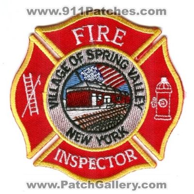 Spring Valley Fire Department Inspector (New York)
Scan By: PatchGallery.com
Keywords: village of dept.