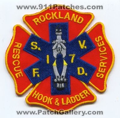 Spring Valley Fire Department Rockland Hook and Ladder 17 Rescue Services (New York)
Scan By: PatchGallery.com
Keywords: dept. svfd s.v.f.d. & company station