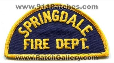 Springdale Fire Department (Ohio)
Scan By: PatchGallery.com
Keywords: dept.