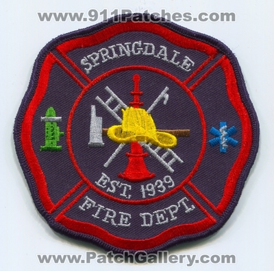 Springdale Fire Department Patch (Ohio)
Scan By: PatchGallery.com
Keywords: dept.