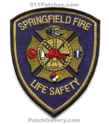 Springfield Fire Department Life Safety Patch (Oregon)
Scan By: PatchGallery.com
Keywords: dept.