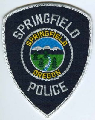 Springfield Police (Oregon)
Scan By: PatchGallery.com
