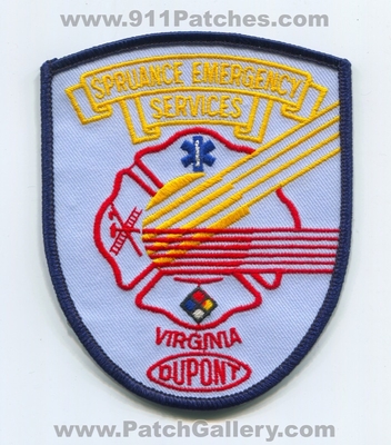 Dupont Spruance Plant Emergency Services Fire EMS Department Patch (Virginia)
Scan By: PatchGallery.com
Keywords: es dept.
