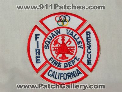 Squaw Valley Fire Department (California)
Thanks to Walts Patches for this picture.
Keywords: dept. rescue olympics