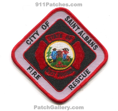 Saint Albans Fire Rescue Department Patch (West Virginia)
Scan By: PatchGallery.com
Keywords: st. dept.