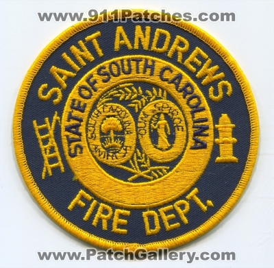 Saint Andrews Fire Department Patch (South Carolina)
Scan By: PatchGallery.com
Keywords: st. dept.
