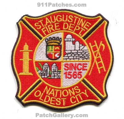 Saint Augustine Fire Department Patch (Florida)
Scan By: PatchGallery.com
Keywords: st. dept. nations oldest city since 1565