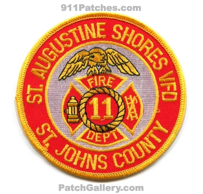 Saint Augustine Shores Volunteer Fire Department 11 Saint Johns County Patch (Florida)
Scan By: PatchGallery.com
Keywords: st. vol. dept. vfd st. co.