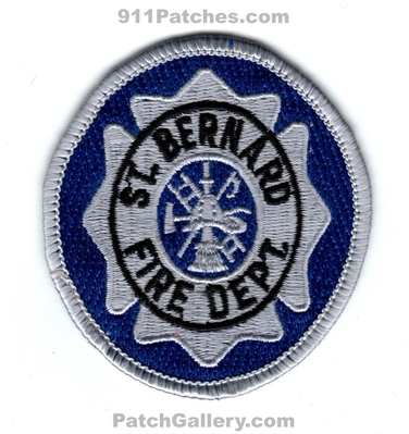 Saint Bernard Fire Department Patch (Louisiana)
Scan By: PatchGallery.com
Keywords: st. dept.