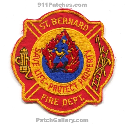 Saint Bernard Fire Department Patch (Louisiana)
Scan By: PatchGallery.com
Keywords: st. dept. save life protect property