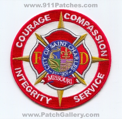 Saint Charles Fire Department Patch (Missouri)
Scan By: PatchGallery.com
Keywords: city of dept. est 1809 courage compassion integrity service