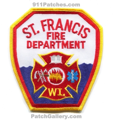 Saint Francis Fire Department Patch (Wisconsin)
Scan By: PatchGallery.com
Keywords: st. dept.