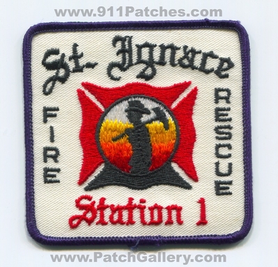 Saint Ignace Fire Rescue Department Station 1 Patch (Michigan)
Scan By: PatchGallery.com
Keywords: st. dept.