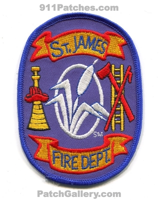 Saint James Fire Department Patch (North Carolina)
Scan By: PatchGallery.com
Keywords: st. dept.