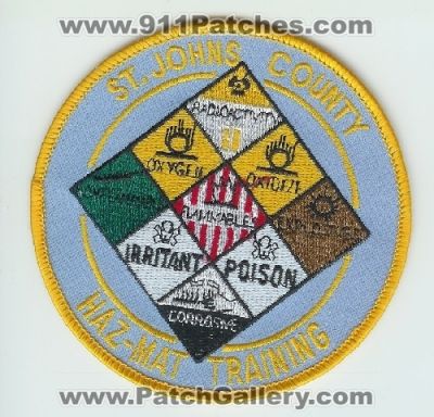 Saint Johns County Fire Department Haz-Mat Training (Florida)
Thanks to Mark C Barilovich for this scan.
Keywords: st. co. hazmat dept.