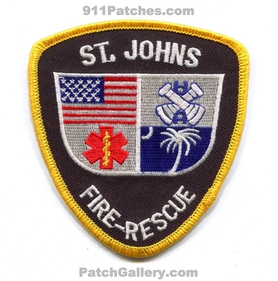 Saint Johns Fire Rescue Department Patch (South Carolina)
Scan By: PatchGallery.com
Keywords: st. dept.