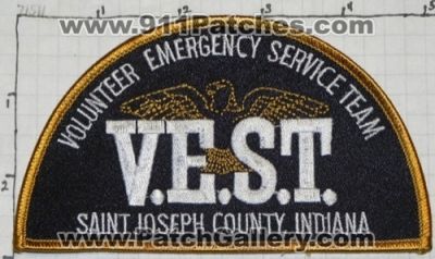 Saint Joseph County Volunteer Emergency Service Team (Indiana)
Thanks to swmpside for this picture.
Keywords: st. vest v.e.s.t.