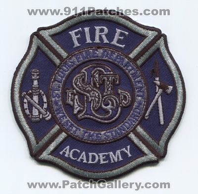 Saint Louis Fire Department Academy Patch (Missouri)
Scan By: PatchGallery.com
Keywords: St.L.F.D. StLFD Dept. We Set the Standard