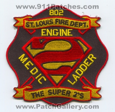 Saint Louis Fire Department Station 2 Patch (Missouri)
Scan By: PatchGallery.com
Keywords: StLFD St.L.F.D. Dept. 802 Engine Medic Ambulance Ladder Company Co. The Super 2&#039;s