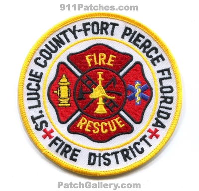 Saint Lucie County Fort Pierce Fire District Patch (Florida)
Scan By: PatchGallery.com
Keywords: st. co. ft. dist. department dept. rescue