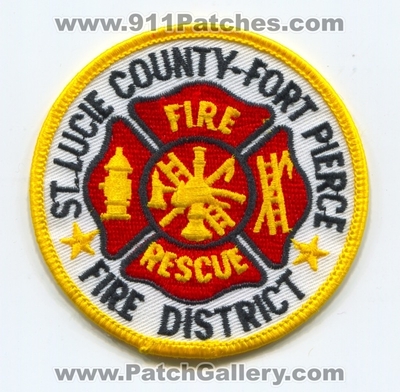 Saint Lucie County Fort Pierce Fire District Patch (Florida)
Scan By: PatchGallery.com
Keywords: st. co. ft. dist. rescue department dept.