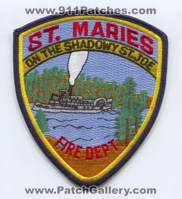 Saint Maries Fire Department Patch (Idaho)
Scan By: PatchGallery.com
Keywords: st. dept. on the shadowy saint st. joe