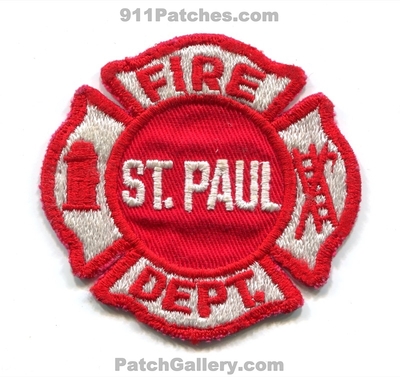 Saint Paul Fire Department Patch (Minnesota)
Scan By: PatchGallery.com
Keywords: st. dept.