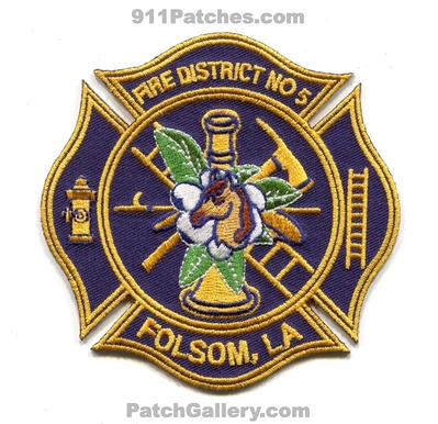Saint Tammany Fire District Number 5 Folsom Patch (Louisiana)
Scan By: PatchGallery.com
Keywords: st. dist. no. #5 department dept.