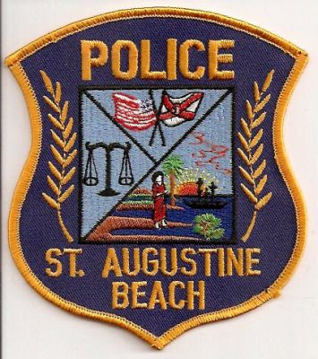 Saint Augustine Beach Police
Thanks to EmblemAndPatchSales.com for this scan.
Keywords: florida st