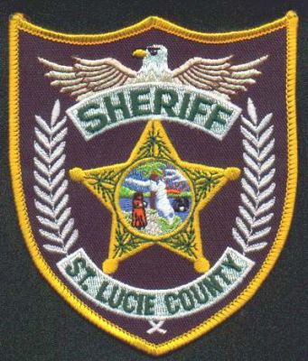 Saint Lucie County Sheriff
Thanks to EmblemAndPatchSales.com for this scan.
Keywords: florida st