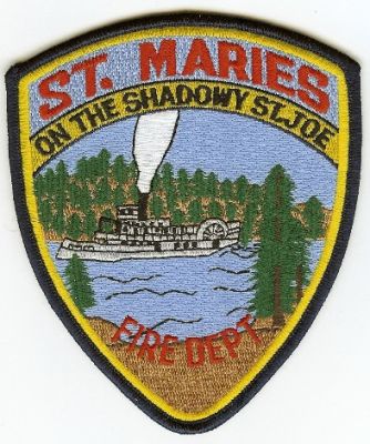 St Maries Fire Dept
Thanks to PaulsFirePatches.com for this scan.
Keywords: idaho saint department
